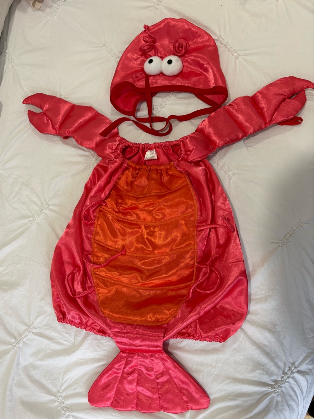 Kids Red Lobster Costume with Hood